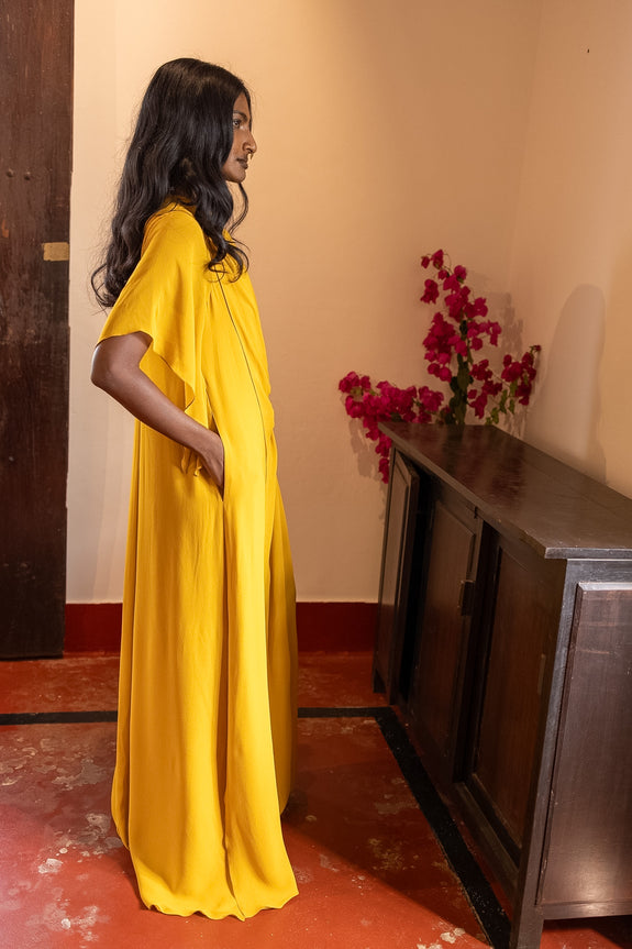 Stephany Silk Knotted Layered Dress - Republic of Mode