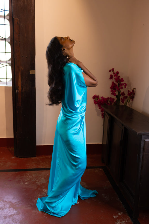 Stephany Knotted One Shoulder Dress - Republic of Mode