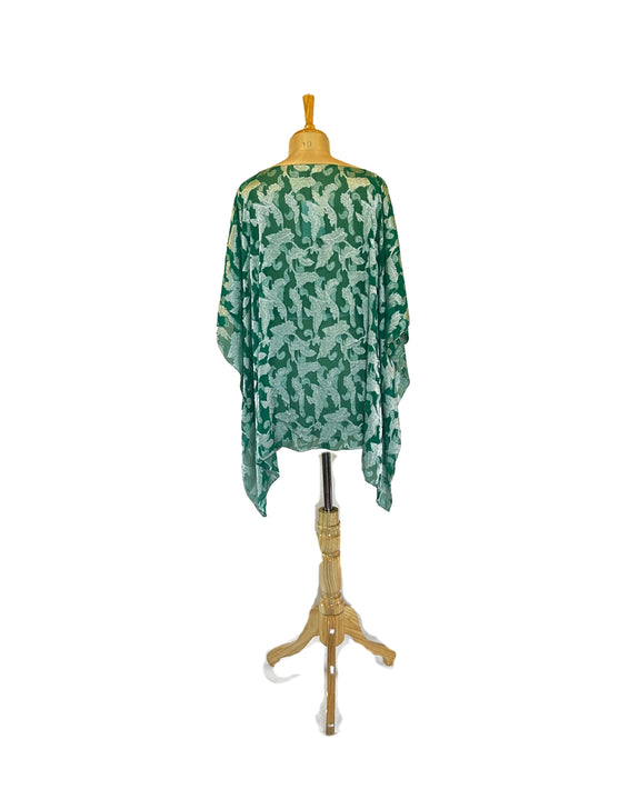 Stephany Silk Jacquard Top - Republic of Mode