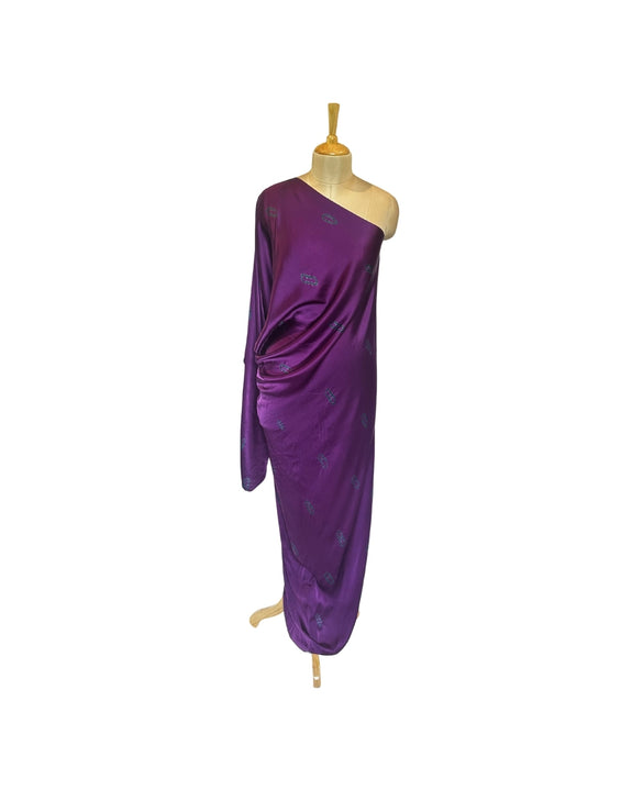 Stephany Silk Tiedye One Shoulder Dress - Republic of Mode