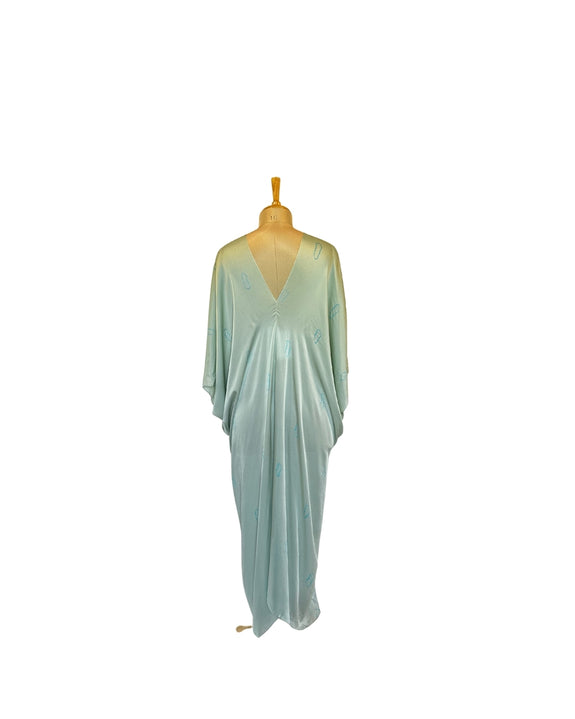 Stephany Silk Knotted Kaftan Tiedye Dress - Republic of Mode