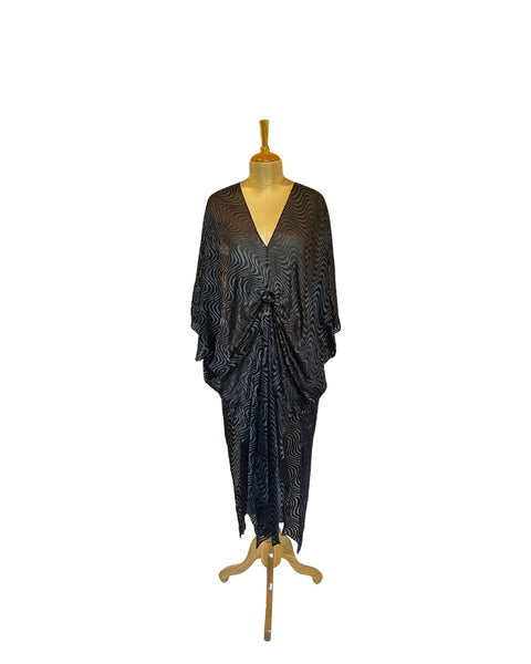 Stephany Silk Knotted Kaftan Dress - Republic of Mode