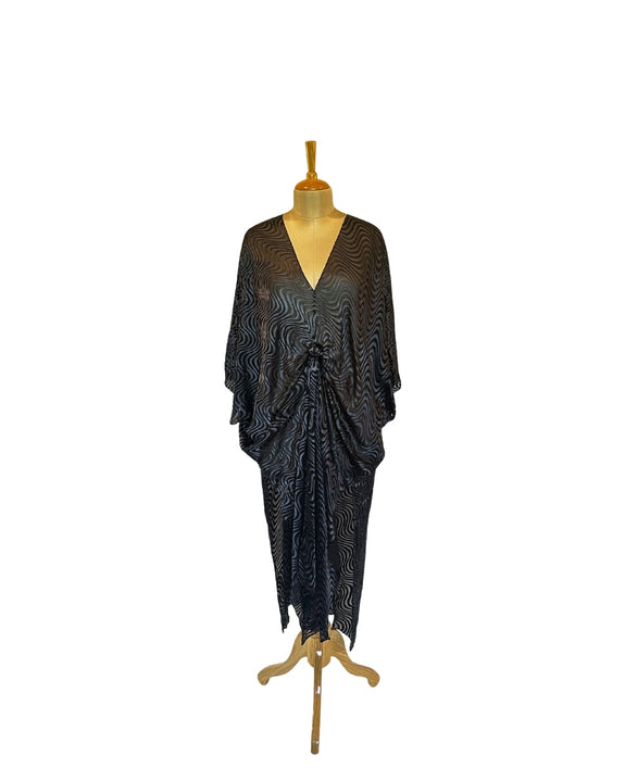 Stephany Silk Knotted Kaftan Dress - Republic of Mode
