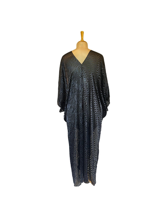 Stephany Silk Knotted Kaftan Dress - Republic of Mode