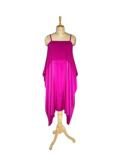 Stephany Silk Strappy Midi Dress - Republic of Mode