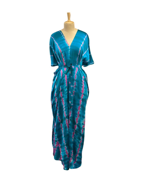 Silk Leheriya Jumpsuit