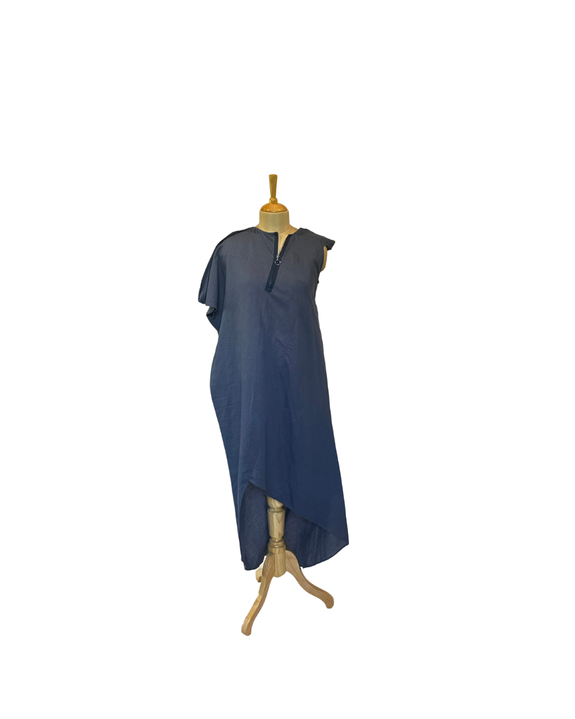 Stephany Linen Deconstructed Dress - Republic of Mode
