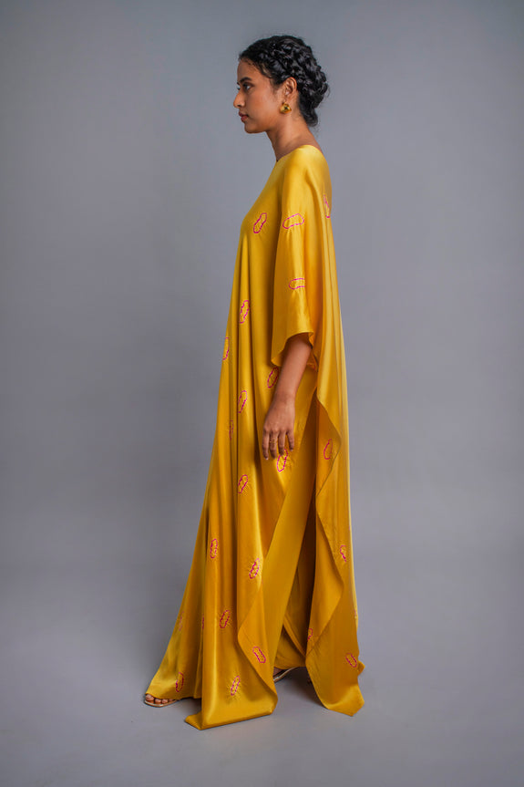 Stephany Silk 2 Way Tie-dye Kaftan Set - Republic of Mode