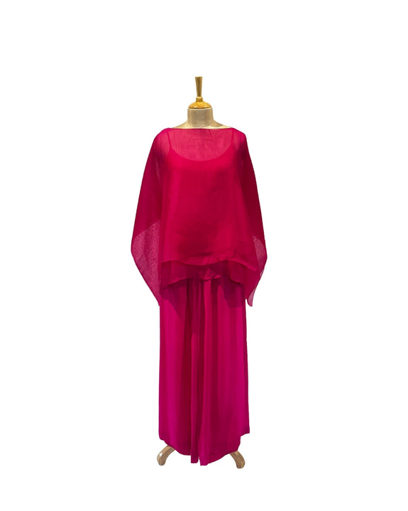 Stephany Silk Organza Cape Set - Republic of Mode