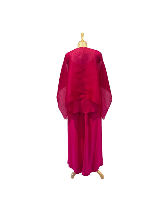 Stephany Silk Organza Cape Set - Republic of Mode