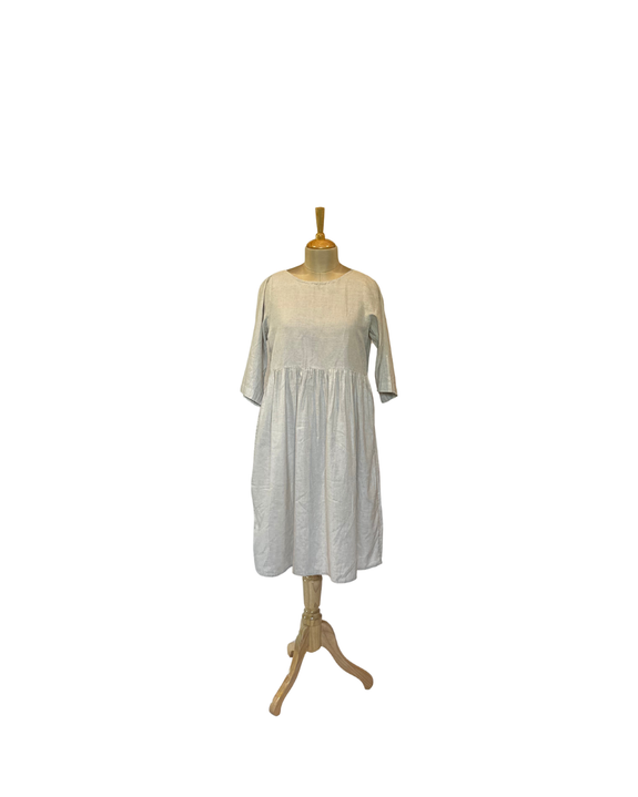 Stephany Linen Midi Dress - Republic of Mode