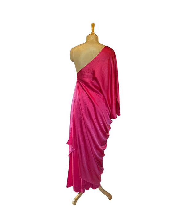 Stephany Silk One Shoulder Dress - Republic of Mode