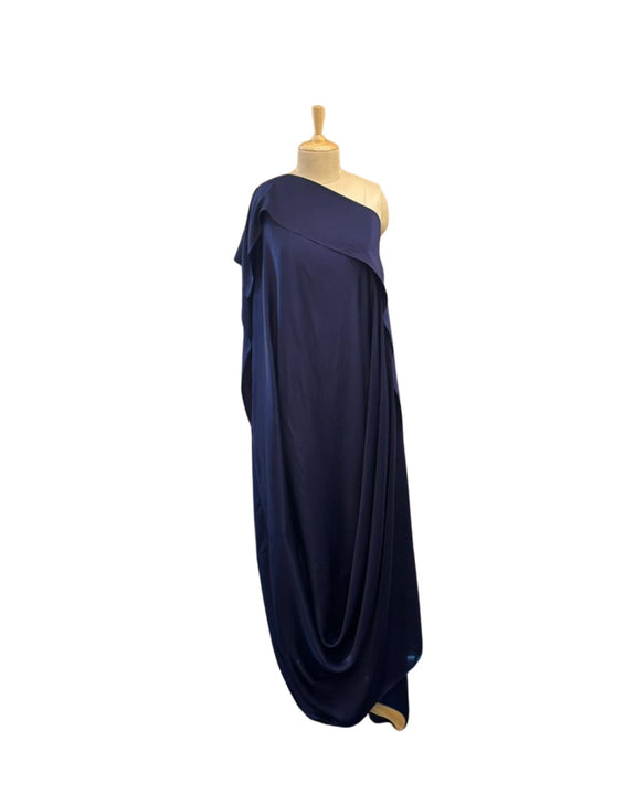 Silk One Shoulder Dress
