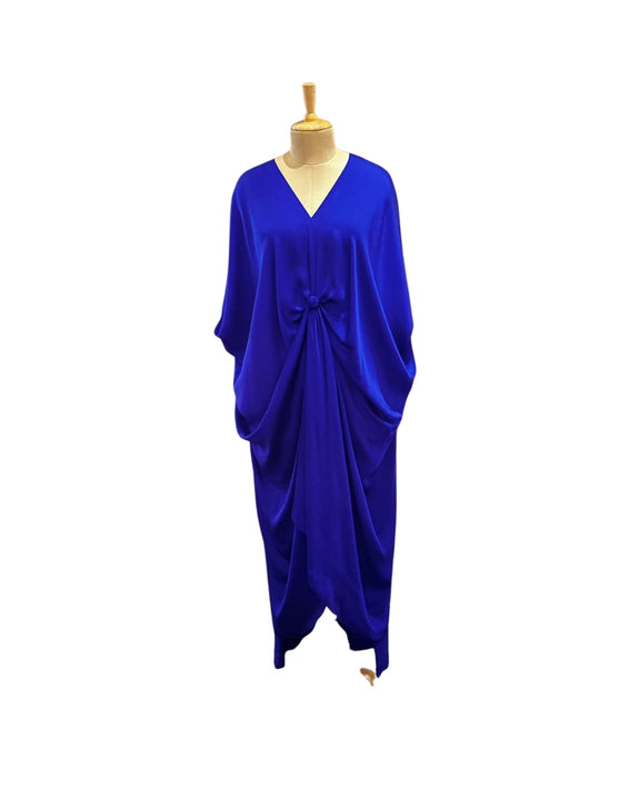 Silk Knotted Kaftan Set