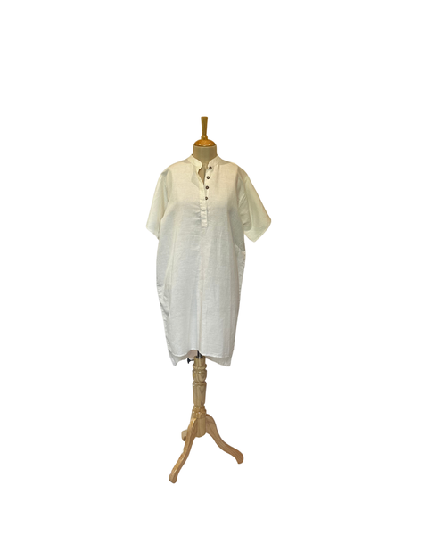 Stephany Linen Shirt Dress - Republic of Mode