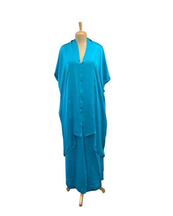 Silk V Neck Set