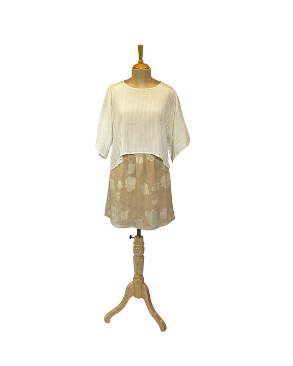 Stephany Silk Pintuck Top - Republic of Mode