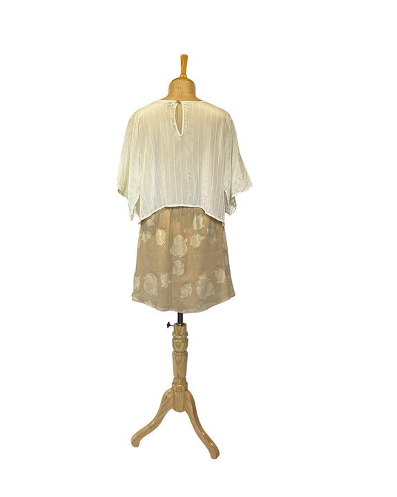 Stephany Silk Pintuck Top - Republic of Mode