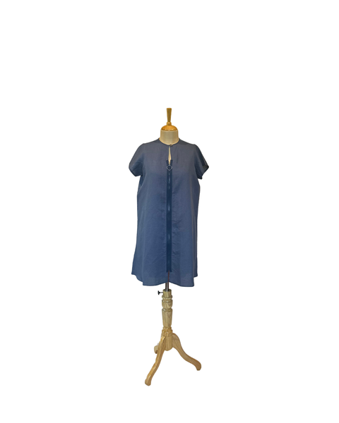 Stephany Linen Back Cut-out Midi Dress - Republic of Mode