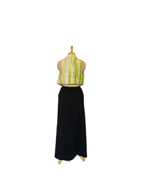 Stephany Cotton Cropped Sleeveless Jacket - Republic of Mode