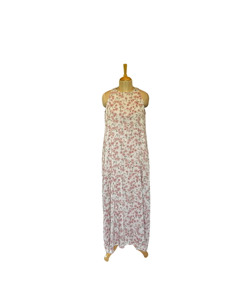 Stephany Cotton Sleeveless Floral Maxi Dress - Republic of Mode