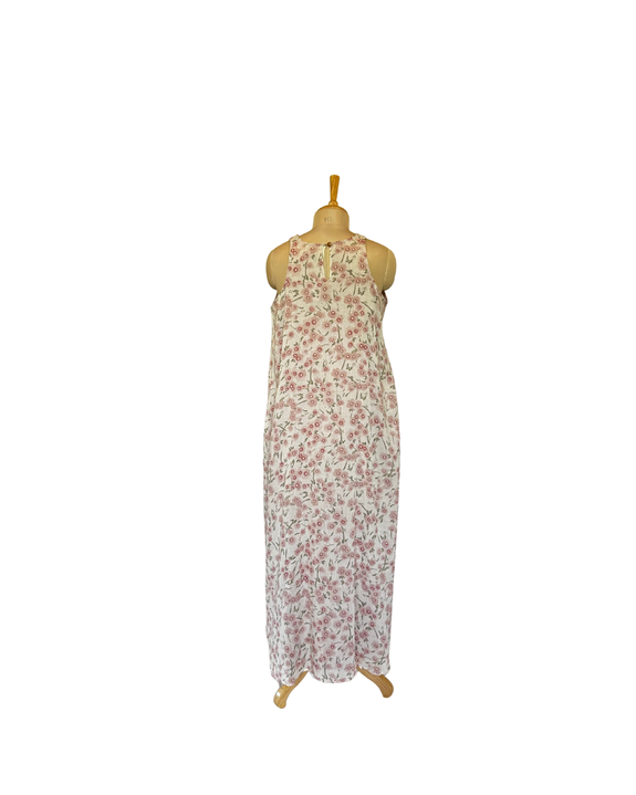 Stephany Cotton Sleeveless Floral Maxi Dress - Republic of Mode
