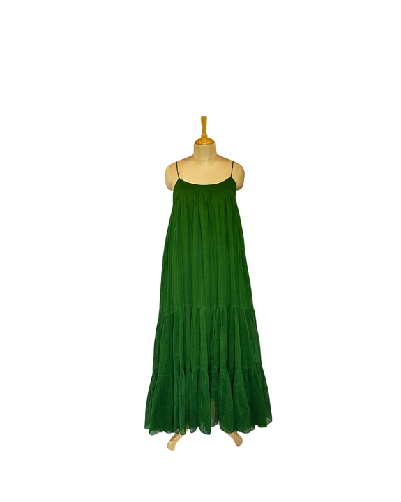 Stephany Cotton Strappy Gathered Hem Dress - Republic of Mode