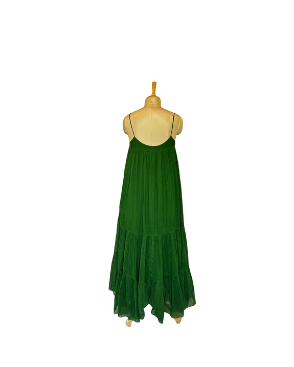 Stephany Cotton Strappy Gathered Hem Dress - Republic of Mode