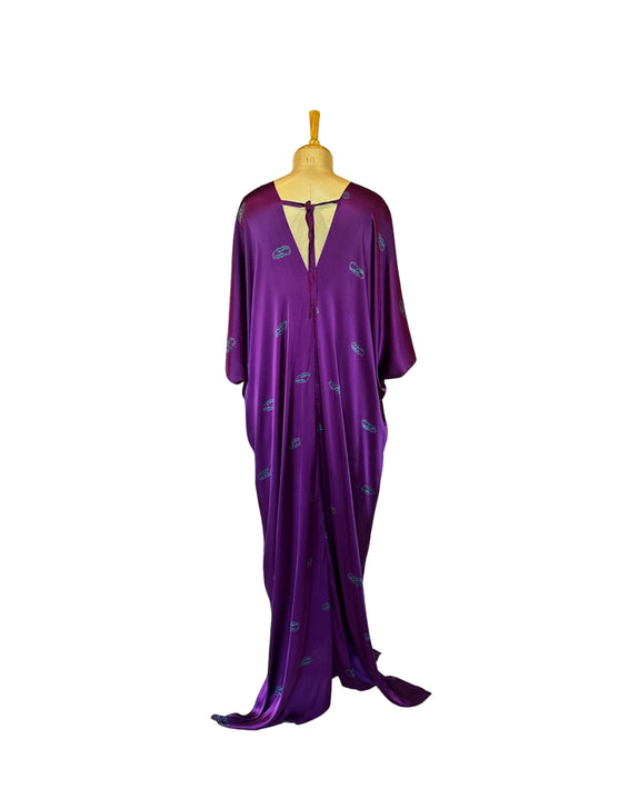 Stephany Silk Tiedye Kaftan Dress - Republic of Mode