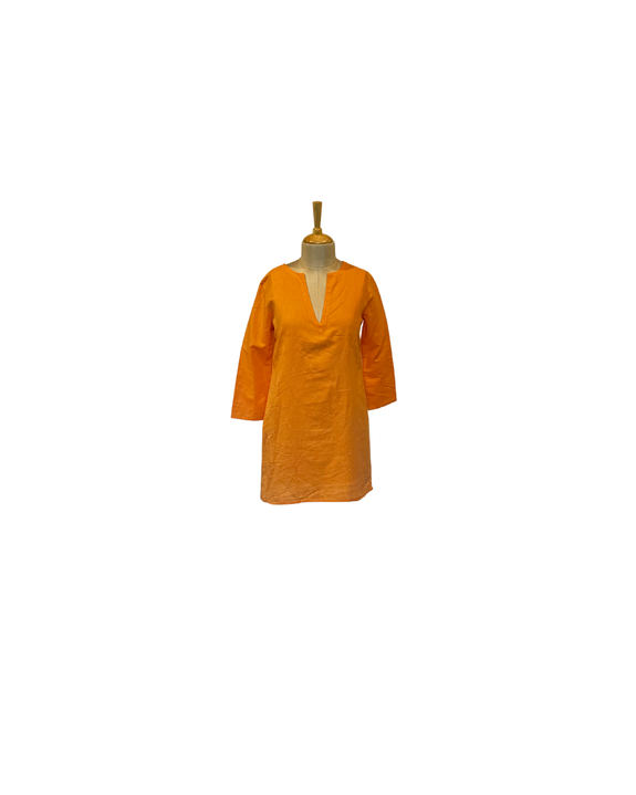 Stephany Linen V Neck Tunic - Republic of Mode
