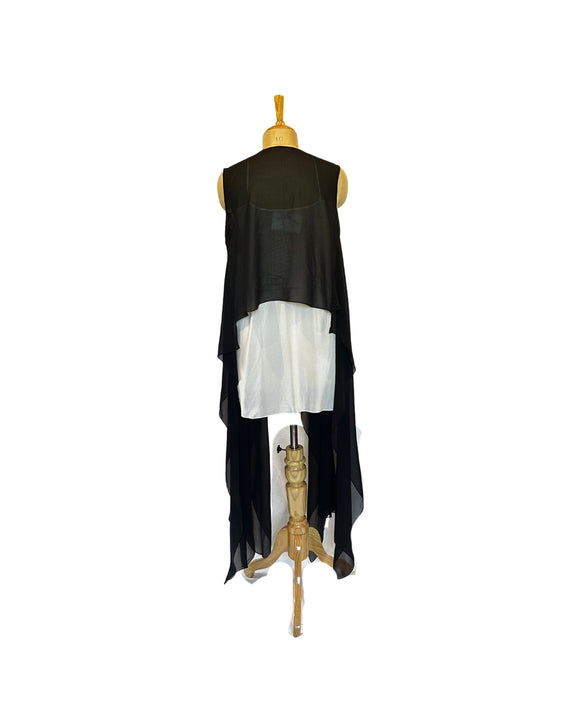 Stephany Silk sleeveless Shrug - Republic of Mode