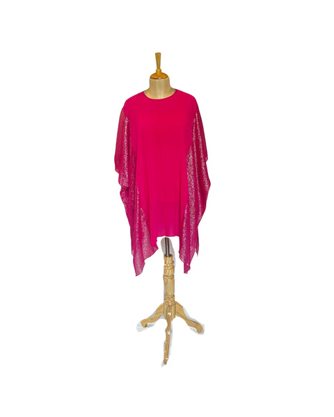 Stephany Silk Shimmer Boat Neck Top - Republic of Mode