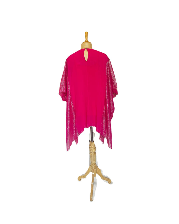 Stephany Silk Shimmer Boat Neck Top - Republic of Mode