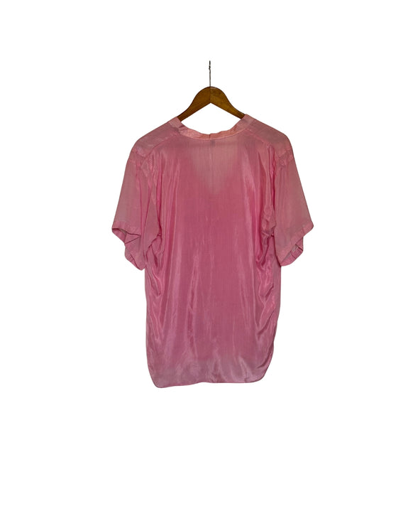 Stephany Cotton Silk Shirt Top - Republic of Mode