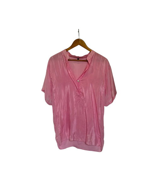 Stephany Cotton Silk Shirt Top - Republic of Mode