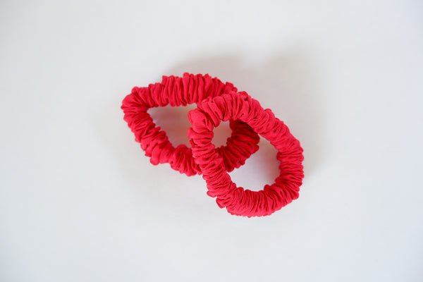 Stephany Silk Hot Pink Scrunchy - Republic of Mode