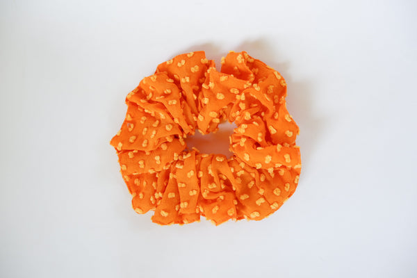 Stephany Silk Tangerine Scrunchy - Republic of Mode