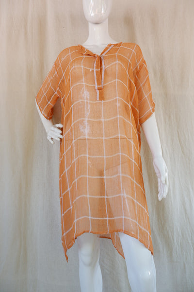 Stephany Cotton Net Cover-up Tunic - Republic of Mode