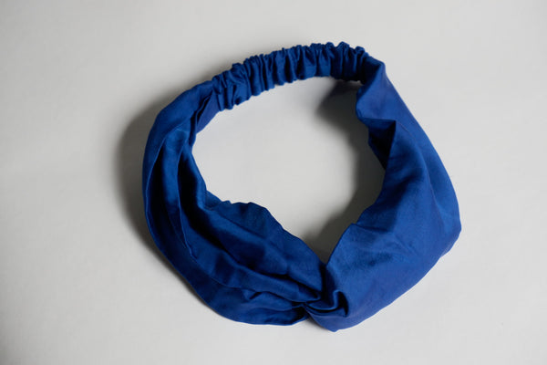 Stephany Modal Blue Twist Hairband - Republic of Mode