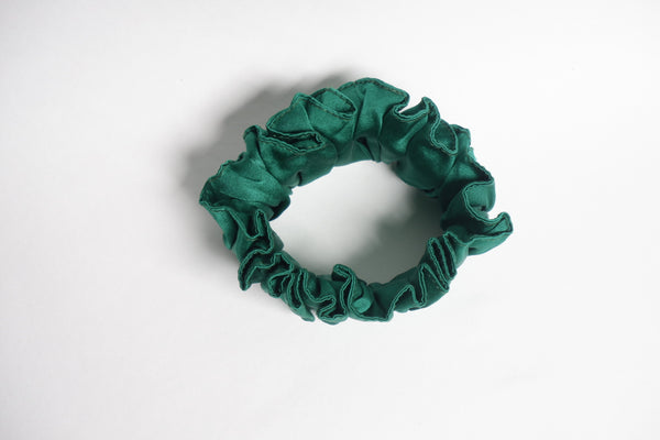 Stephany Silk Jade Scrunchy - Republic of Mode