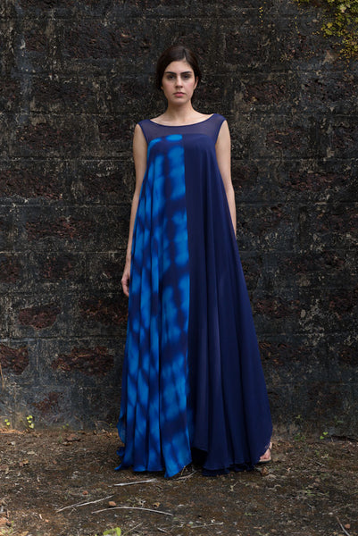 Stephany Silk Fold-Dye Deconstructed Dress - Republic of Mode