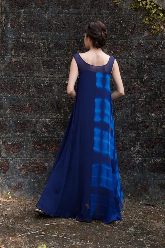 Stephany Silk Fold-Dye Deconstructed Dress - Republic of Mode
