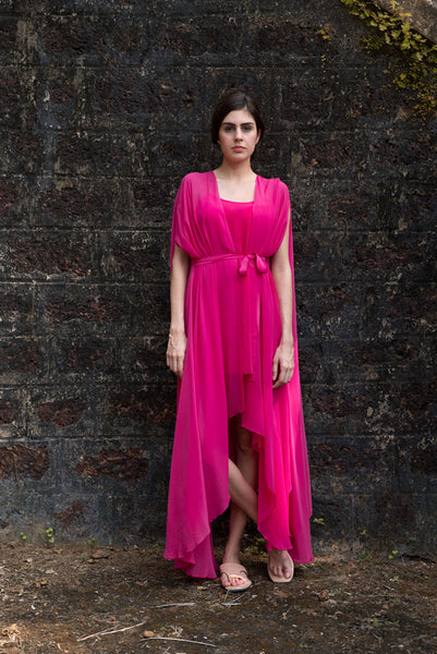 Stephany Silk Jacket Dress - Republic of Mode
