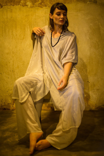 Stephany Cotton Silk Kaftan - Republic of Mode