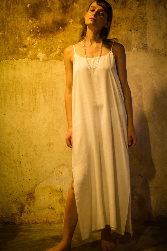 Stephany Cotton Silk Slip Dress - Republic of Mode