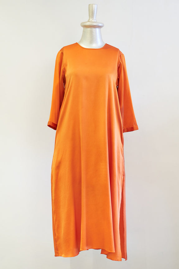 Stephany Silk Straight Cut Dress - Republic of Mode