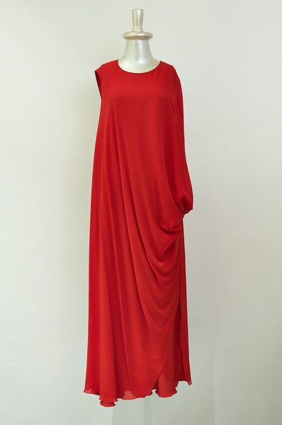 Stephany Silk Hand Draped Dress - Republic of Mode