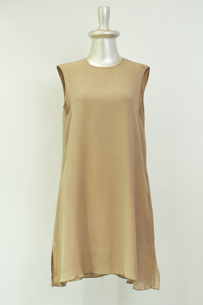 Stephany Silk Straight Cut Sleeveless Tunic - Republic of Mode