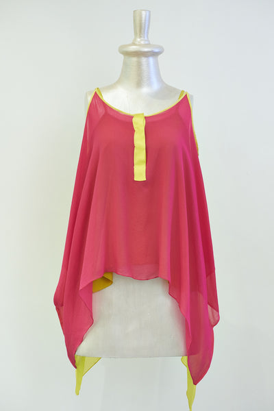 Stephany Silk Cold Shoulder Crop Top - Republic of Mode