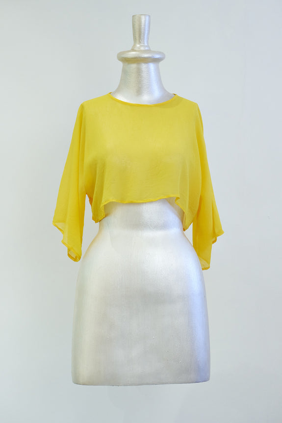 Stephany Silk Cropped Top - Republic of Mode